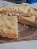 Torta de fiambre agridulce con pera