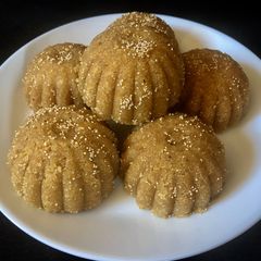 A picture of Churma Ladoo.