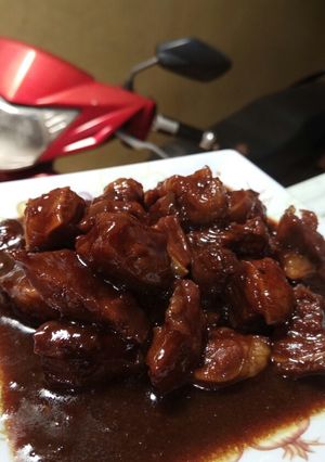 Foto resep Daging sapi asam manis