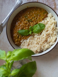 A picture of Green grams Curry.
