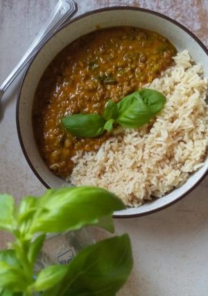 A picture of Green grams Curry.