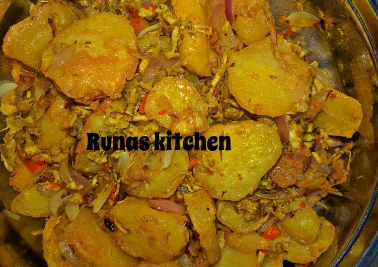 Recipe of Quick Potato Meat Recipe By Runas kitchen | Quick Recipe For Dinner