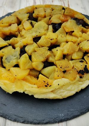 Une photo de Tatin de boudin aux pommes