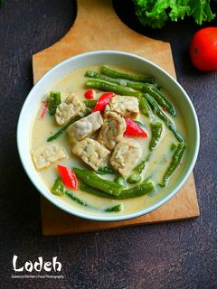 Foto resep Lodeh Tempe Kacang Panjang