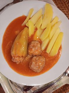 A nyári kedvencem, töltött paprika, ahogy mi szeretjük recept fotója