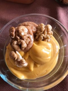 Una foto de Mousse Mónica de Lúcuma en Thermomix