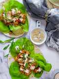Chicken Teriyaki Lettuce Tacos