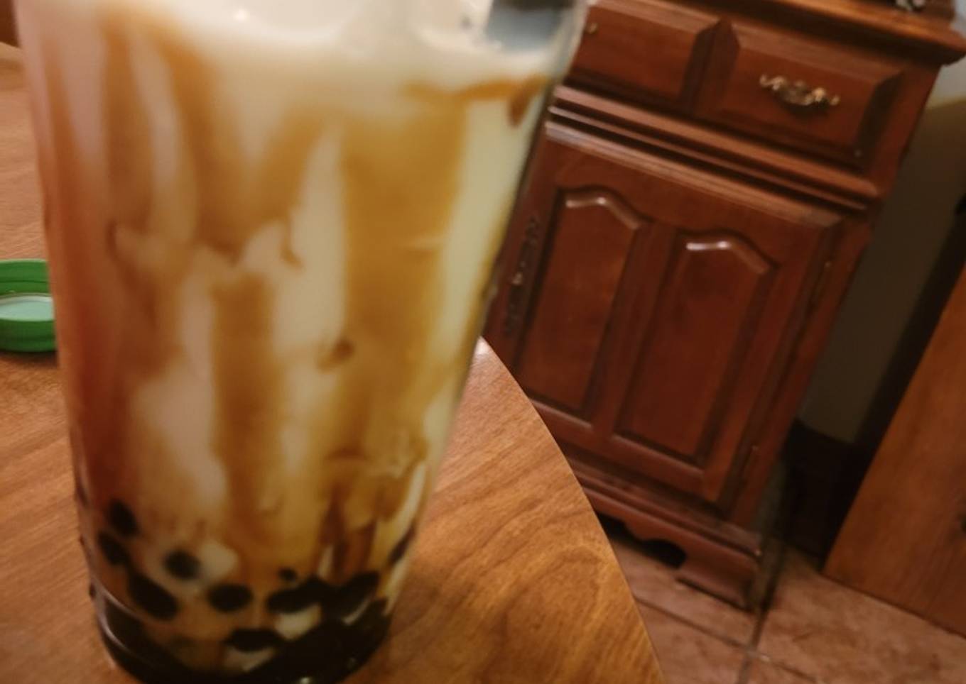 Tiger Milk with Boba