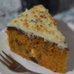Una foto de Carrot cake
