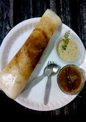 A picture of Mix Millets Masala Dosa.