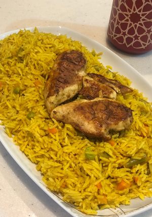 صورة لوصفة رز برياني (خلطة الوليمه الجاهزه) سريع وسهل😻