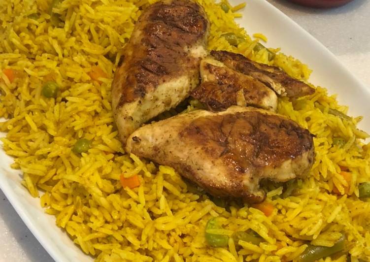 رز برياني (خلطة الوليمه الجاهزه) سريع وسهل😻