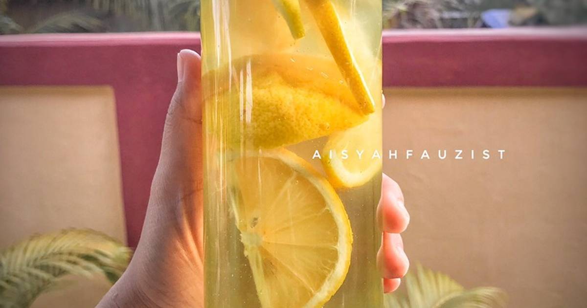 Resep Infused Water Lemon + Madu oleh Aisyah ST Cookpad