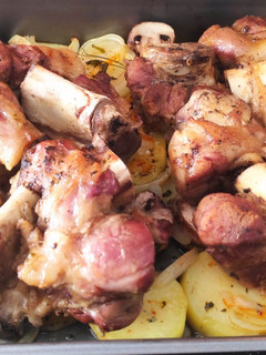 Una foto de Codillos al horno
