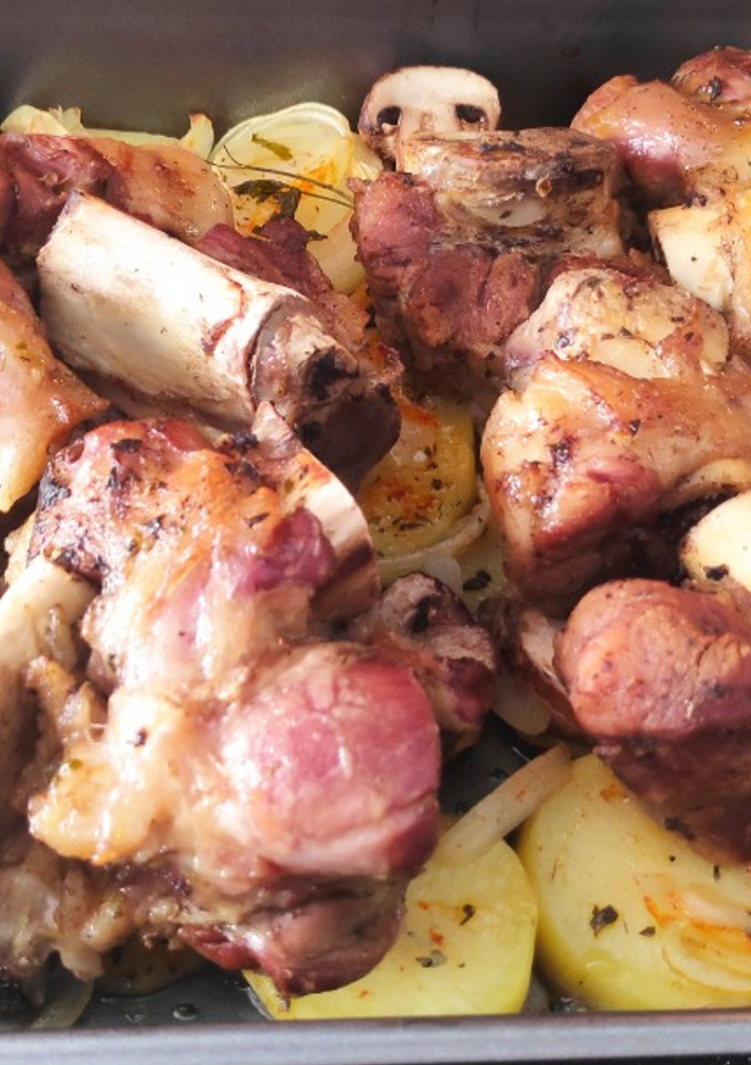 Una foto de Codillos al horno