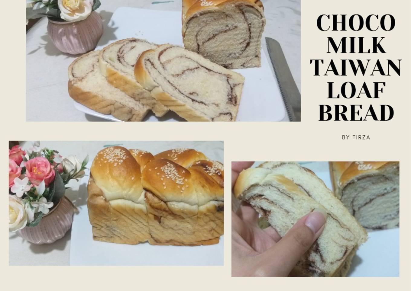 Choco milk taiwan loaf bread