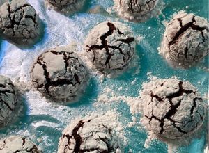 Una foto de Galletas craqueladas de chocolate