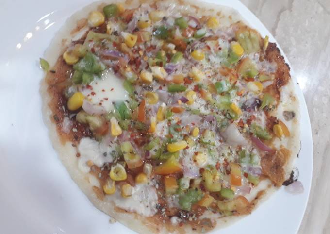 Simple Way to Prepare Homemade Pizza dosa