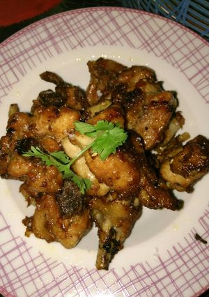 รูปของ ไก่คั่วเกลือสามเกลอพริกไทยดำ