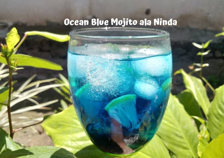Ocean Blue Mojito ala Ninda