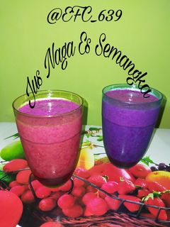 Foto resep Jus Naga + Es Semangka (no sugar no skm)