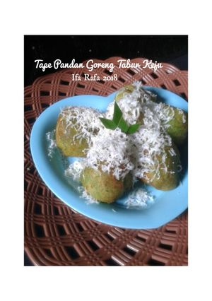 Foto resep Tape Pandan Goreng Tabur Keju