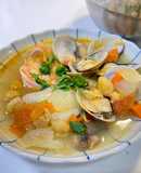 鷹嘴豆海鮮湯