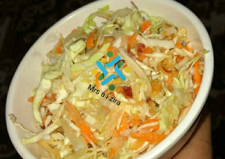 Simple Way to Make Any-night-of-the-week Crunchy Coconut Cole Slaw | This is Recipe So Satisfying You Must Test Now !!