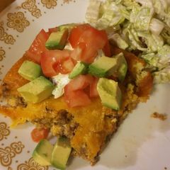 A picture of Low Carb Taco Casserole (Keto friendly).