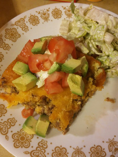 A picture of Low Carb Taco Casserole (Keto friendly).