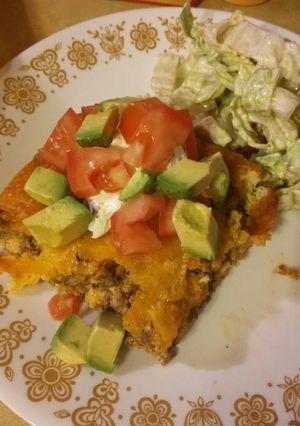 A picture of Low Carb Taco Casserole (Keto friendly).
