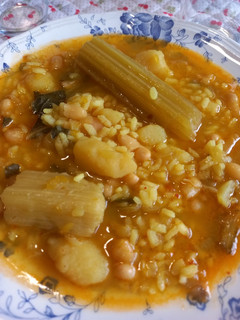 Una foto de Olleta de verduras o Llegumet