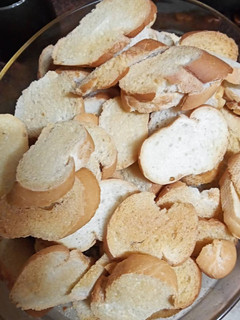 Una foto de Pan tostado al horno