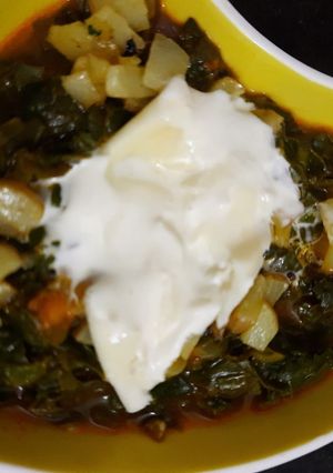 આલુ પાલક (Aloo palak Recipe in Gujarati) રેસીપી મુખ્ય ફોટો