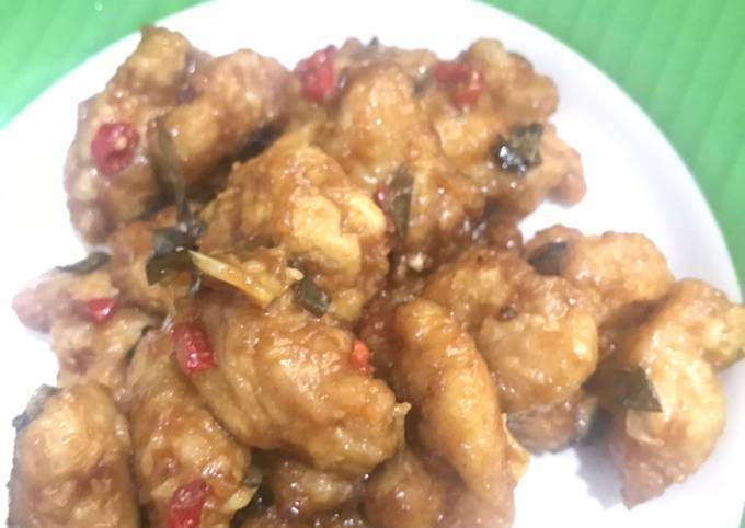 Ayam fillet bumbu telor asin