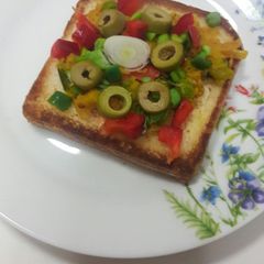 Colorful toast A picture of Colorful toast.