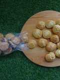 Biscoitos de laranja e amêndoa