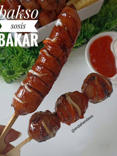 Foto resep Sosis dan Bakso Bakar enakk