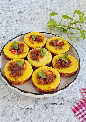 Foto resep Kue Lumpur Gurih Abon Sapi