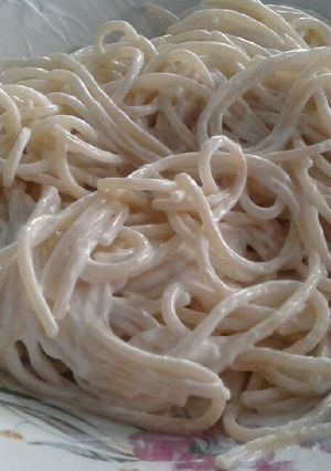A picture of White Spaghetti.