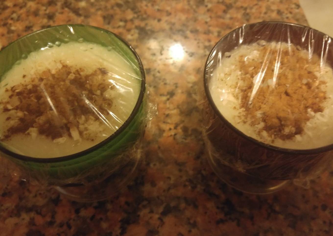 Arroz con leche de coco. VEGANA