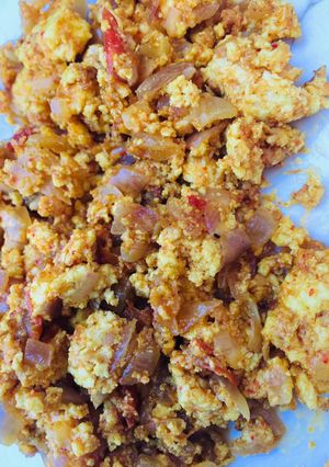 A picture of Paneer bhurji.