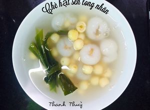 Hình của món Chè sen long nhãn.