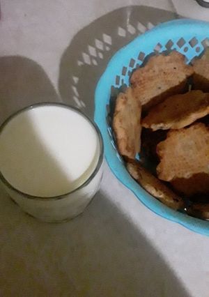 صورة لوصفة كسرة باللبن
