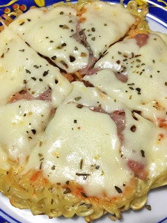 Foto resep Noodle pizza