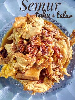 Foto resep Semur Telur+Tahu