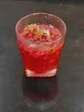 Rose Drink With Sabja Seeds