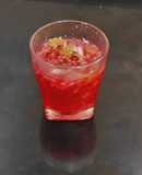 Rose Drink With Sabja Seeds