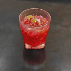 A picture of Rose Drink With Sabja Seeds.