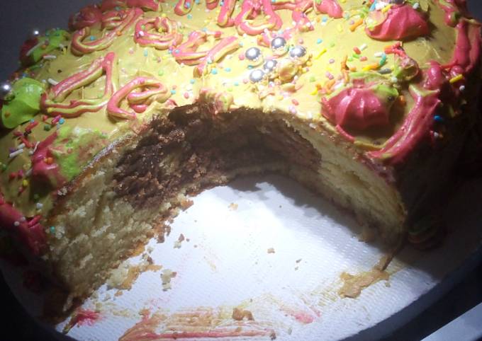 2 in 1 cake...I MISS U CAKE*